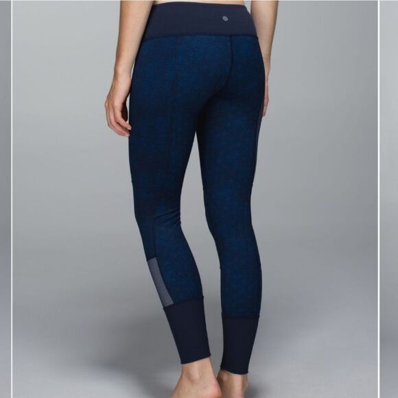 Lululemon Sashiko patchwork wunder under pants - Picture 2 of 13